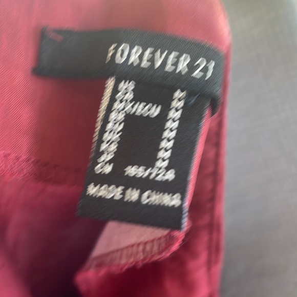 Forever 21 red skirt medium - Picture 1 of 4